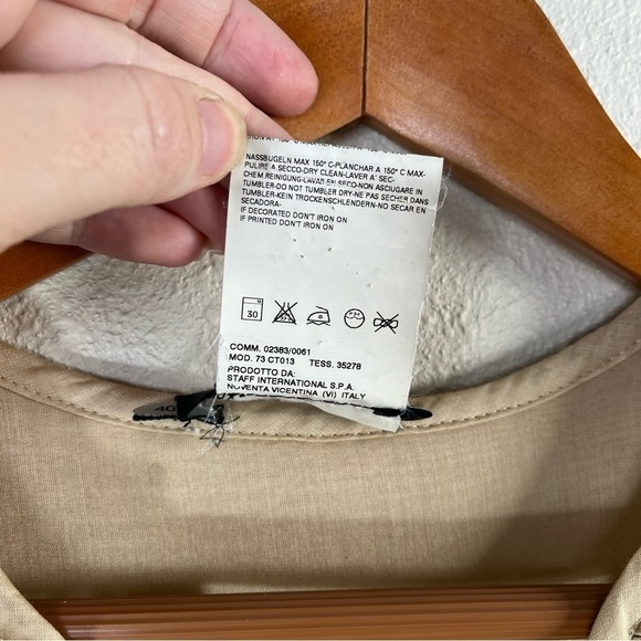 DSQUARED Cottagecore Cotton Ruffled V-Neck Long Sleeve Midi Dress - Picture 11 of 14